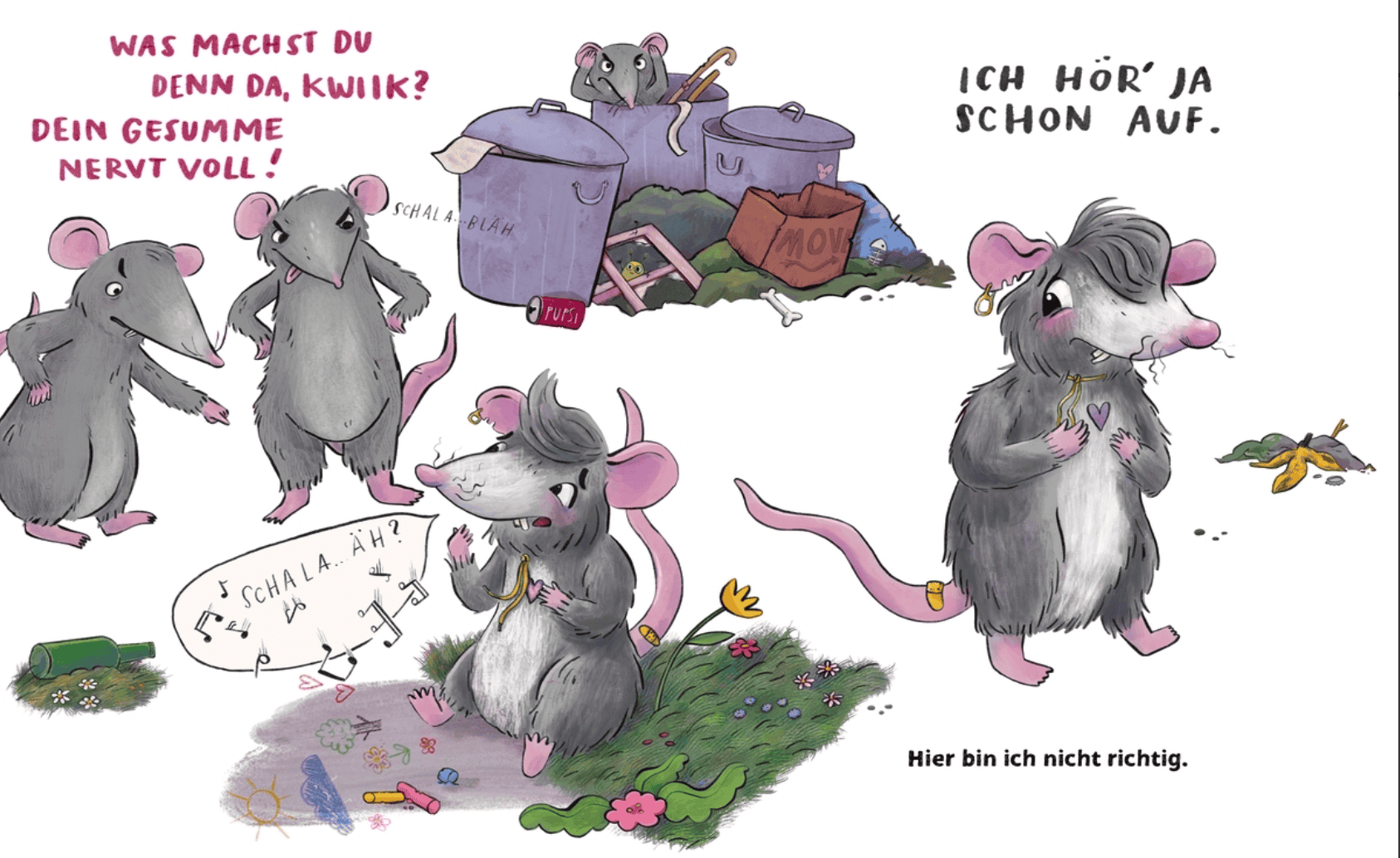 Die kleine Ratte Kwiik: Weil ich mutig bin Bild